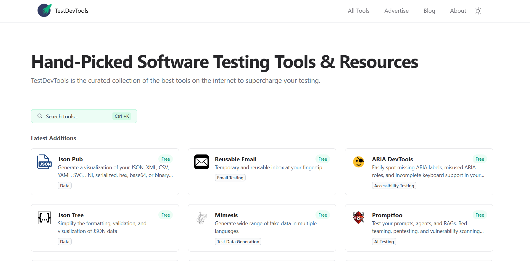 Test dev tools